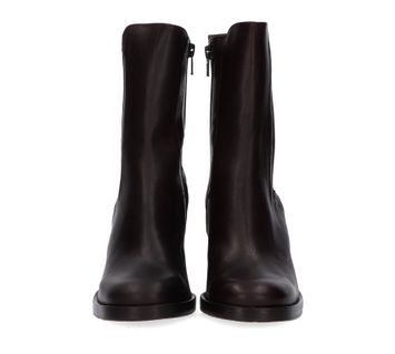 Rex Cedro bottines met rits en blokhak Zinda