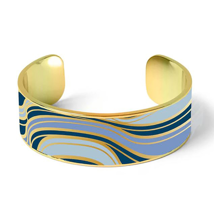 Lavandelblauwe armband Tokyo wave Draeger 