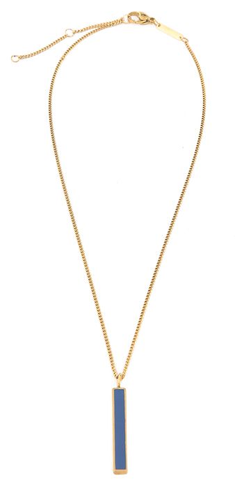 Lavendelblauwe ketting Draeger