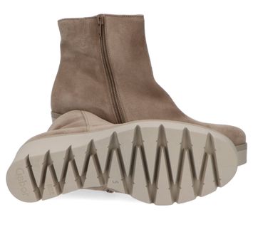 Greigee boots op plateuzool Gabor