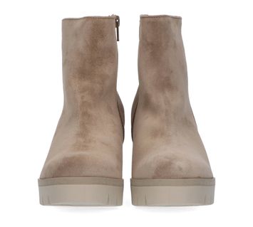 Greigee boots op plateuzool Gabor