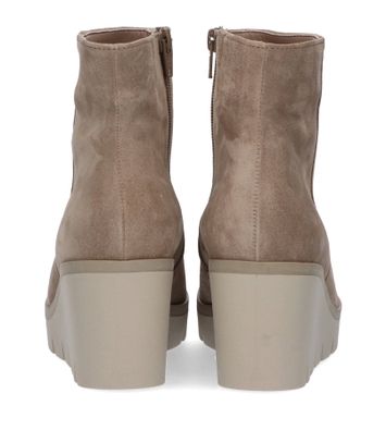 Greigee boots op plateuzool Gabor