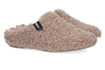 Curly camel slippers York Verbenas