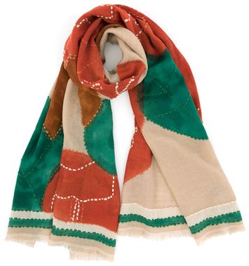 Multicolor wollen sjaal Dreamtree Bo'Vie