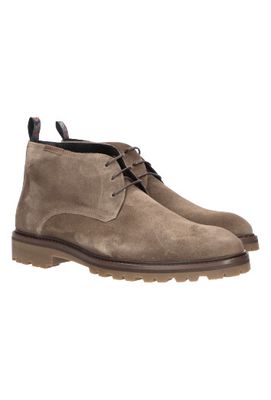 Bruinkleurige veterboots in nubuck Floris Van Bommel