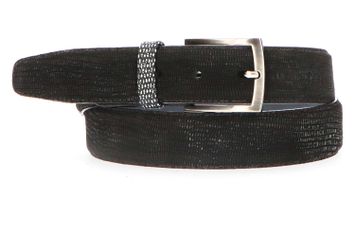 Zwarte riem Floris Van Bommel 