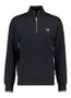 Donkerblauwe sweater met korte rits Fred Perry