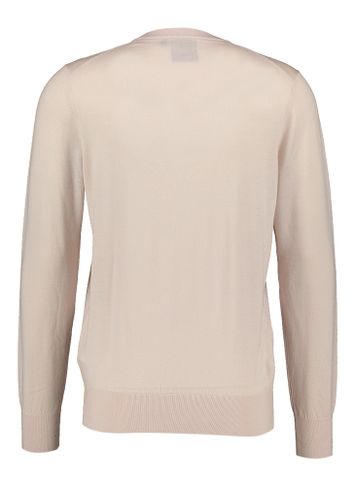 Licht roze trui met ronde hals en merklogo Lyle & Scott