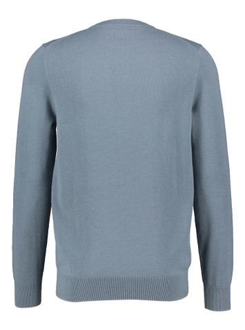 Blauwe trui met merklogo Lyle & Scott