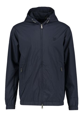Donkerblauwe jas met kap Lyle & Scott