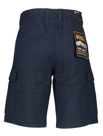 Donkerblauwe cargo short regular fit Hugo Boss