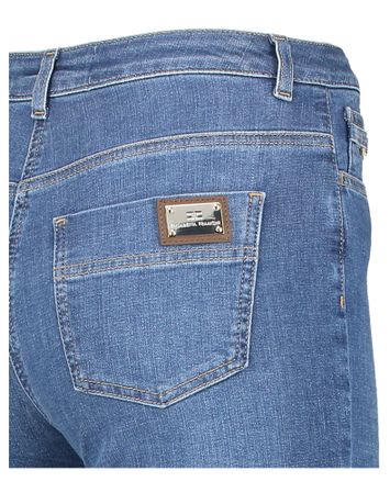 Blue denim jeans slim fit Elisabetta Franchi