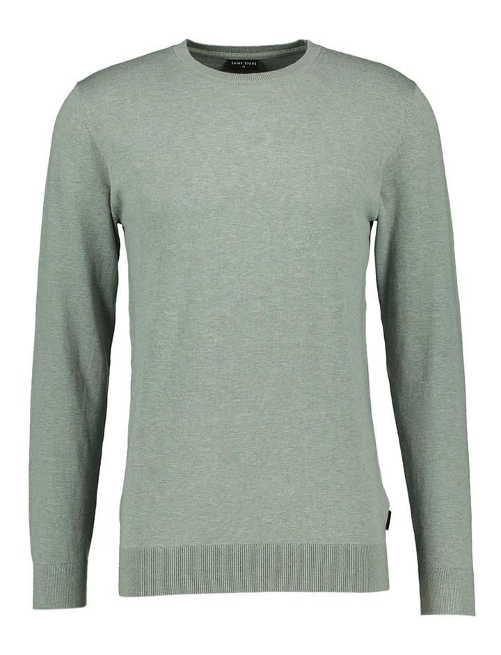 Groene trui met ronde hals Bart Saint Steve