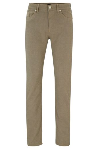 Light beige slim fit broek Hugo Boss 