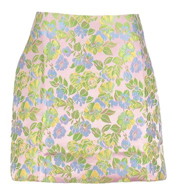 Pink Lavender/Panja jacquard rok YAS