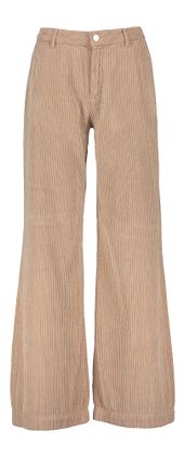 Noir N'Bleu Roze lange broek in ribfluweel Ariane Noir'N'Bleu