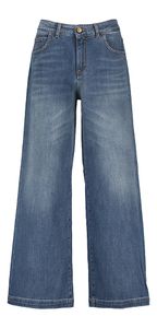 Noir N'Bleu Blauwe wijde jeans Denise Noir'N'Bleu