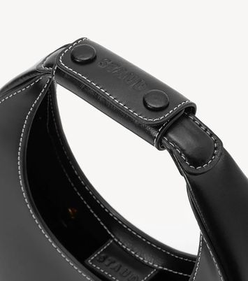 Zwarte handtas Mini Moon Staud