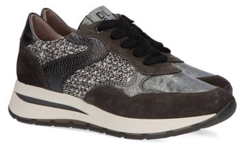 Donkergrijze sneakers met lichtgrijze details DL Sport