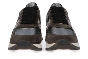 Donkergrijze sneakers met lichtgrijze details DL Sport