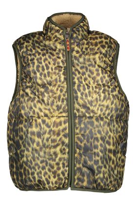 Bellerose Bodywarmer in dierenprint en teddy vanbinnen voor meisjes Hans
