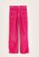 Roze ribfluwelen broek met opgestikte zakken Pepy Bellerose