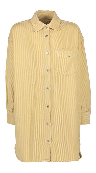 Beige jurk in ribfluweel girls Winnie Bellerose