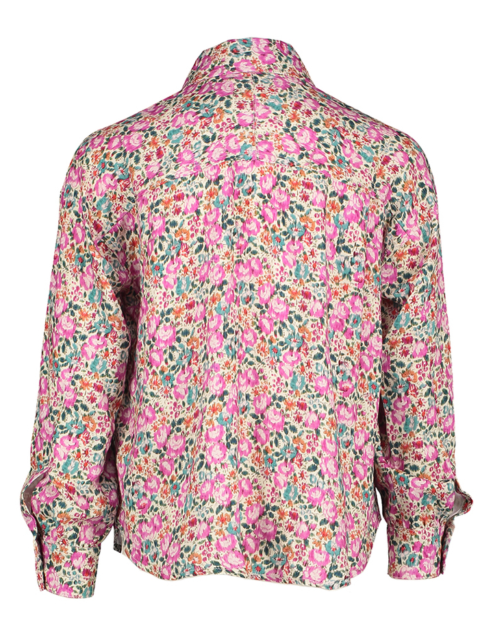 Roze bloes in bloemenprint Hester Bellerose