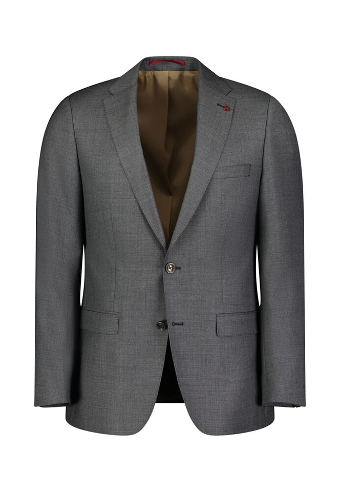 Donkergrijze kostuum blazer Roy Robson