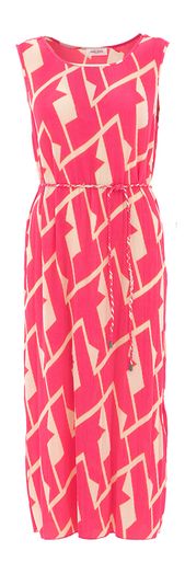 lila/pink druck lang kleed Gerry Weber