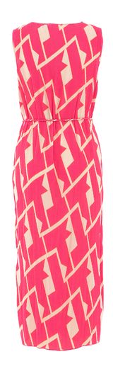 lila/pink druck lang kleed Gerry Weber