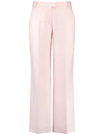 Roze linnen broek Pearl Blush Gerry Weber