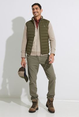Mid brown cardigan Gentiluomo
