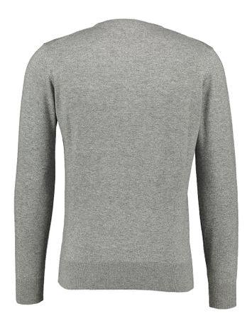 Grijze trui met ronde hals in kasjmier Cashmere Company 