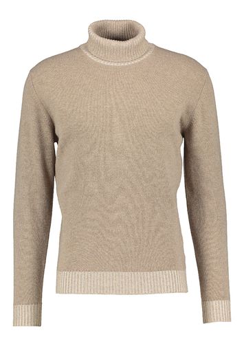 Beige wollen trui met rolkraag Cashmere Company