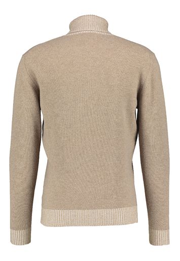 Beige wollen trui met rolkraag Cashmere Company