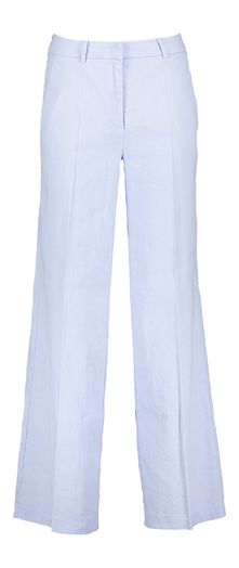 Lichtblauwe linnen broek Mira Cambio