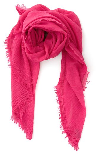Fushia sjaal met ruffels Scarf 