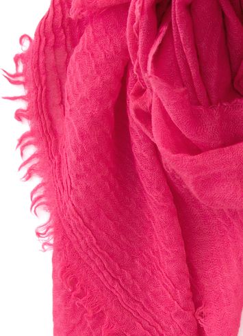 Fushia sjaal met ruffels Scarf 