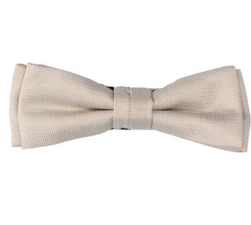 Beige vlinderdas met reliëf Hugo Boss