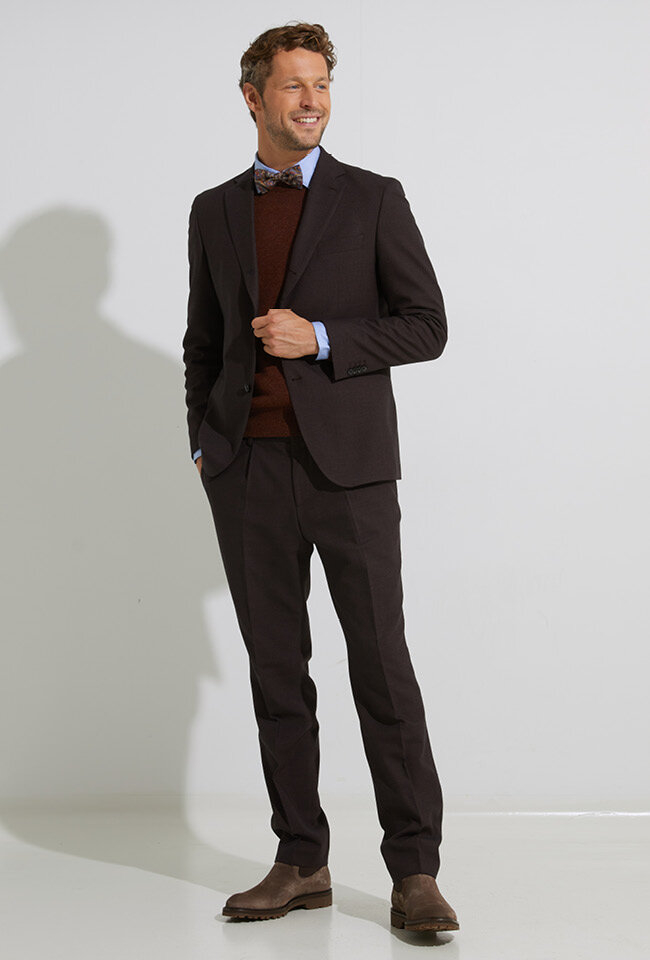 Open red 2-delig kostuum Hugo Boss