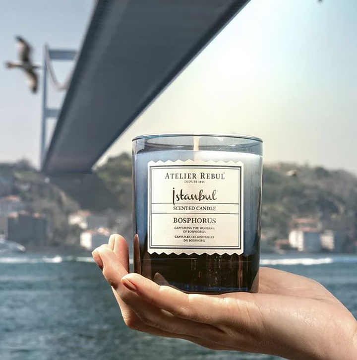 Istanbul Bosphorus geurkaars 210g Atelier Rebul