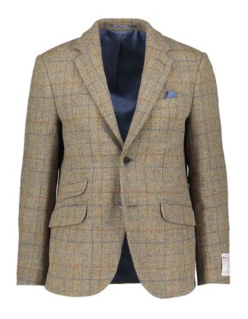 Hazelnoot bruine wollen blazer Wellington Of Bilmore