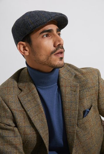 Hazelnoot bruine wollen blazer Wellington Of Bilmore