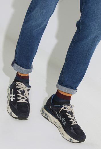 Blauwe jeans slimmy tapered For All Mankind