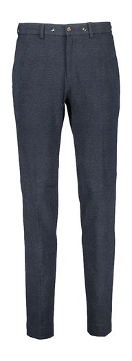 Donkerblauwe geruite broek met elastiek achteraan Seven Dials 