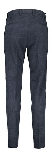 Donkerblauwe geruite broek met elastiek achteraan Seven Dials 