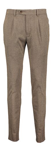Bruinkleurige broek met subtiel motief Seven Dials