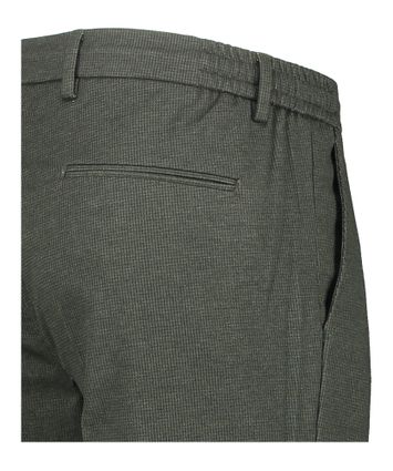 Groene geruite broek met elastiek Seven Dials
