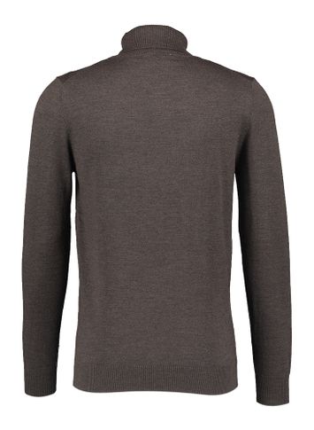 Donkerbruine souspull in merino wol Seven Dials